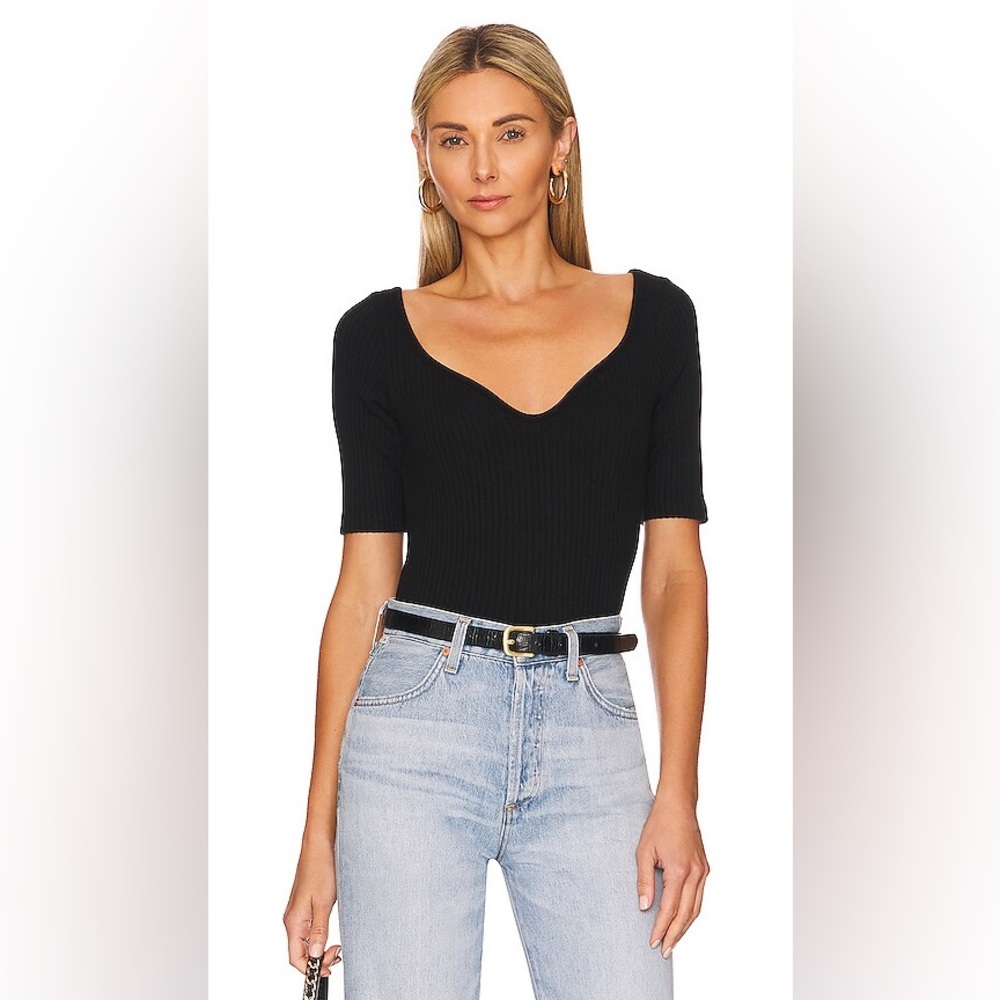 Citizens Of Humanity Margot Top In Black Size XL